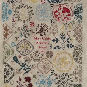 アート・デザイン・音楽 Quaker School Girl Samplers fromAckworth Quaker School Girl Samplers from Ackworth by Carol Humphrey