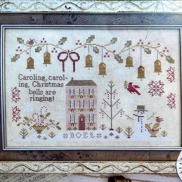 BELLS ARE RINGING / With Thy Needle and Thread/ Brenda Gervais / cross stitch chart / pattern only