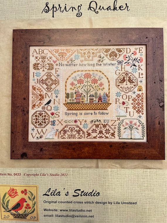 SPRING QUAKER by Lila's Studio / Cross Stitch Chart