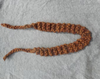 Brown Knit Headband, Handmade, Warm, Fall, Autumn, Winter, Adjustable, One Size, Adult, Stretchy, Free Shipping, Hair Accessories, Fashion