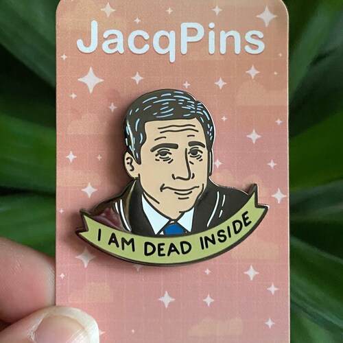 The Office Dwight Schrute Hard Enamel Pin Etsy