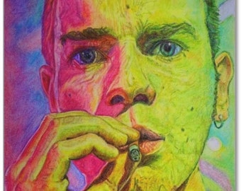 Renton Original Art Print - T2 Trainspotting 90’s drug culture