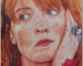 Florence Welch Original Art Print - Florence + The Machine