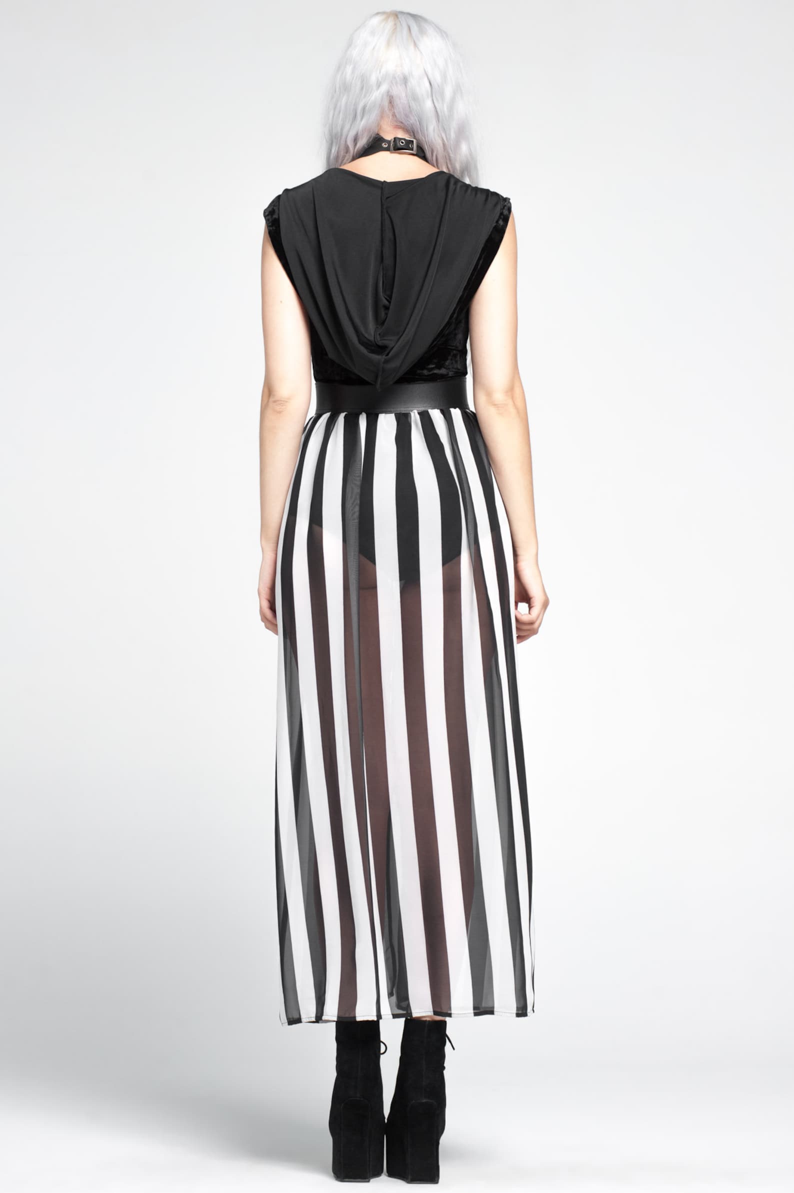 OBSIDIAN BODYSUIT Black Velvet Hood Ninja Hooded Romper Etsy