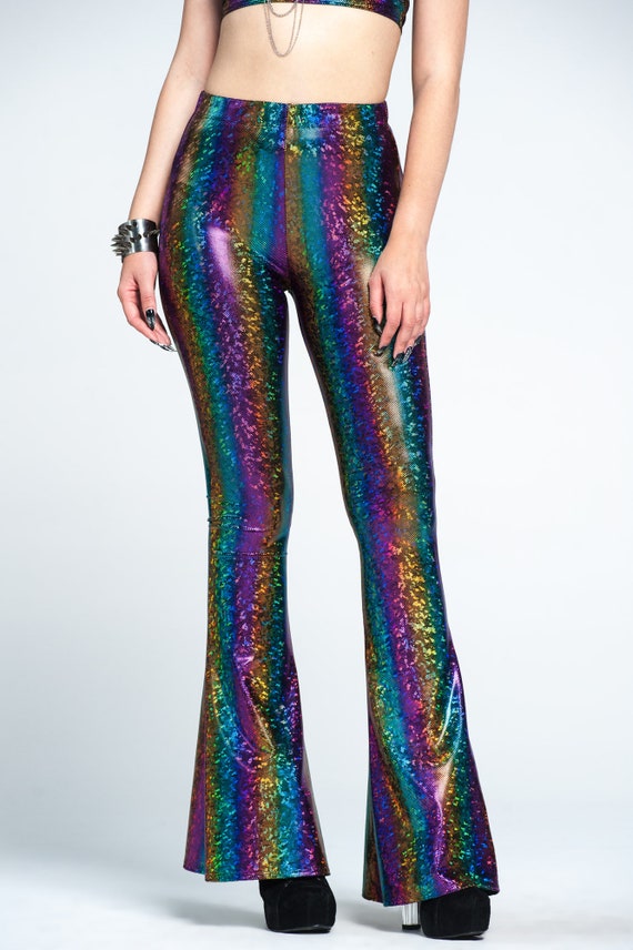 rainbow sequin leggings