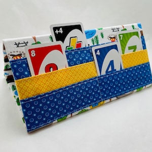 Porte-cartes à jouer pliant de camping Road Trippin', porte-cartes de bingo sur le thème du camping, porte-cartes à jouer debout