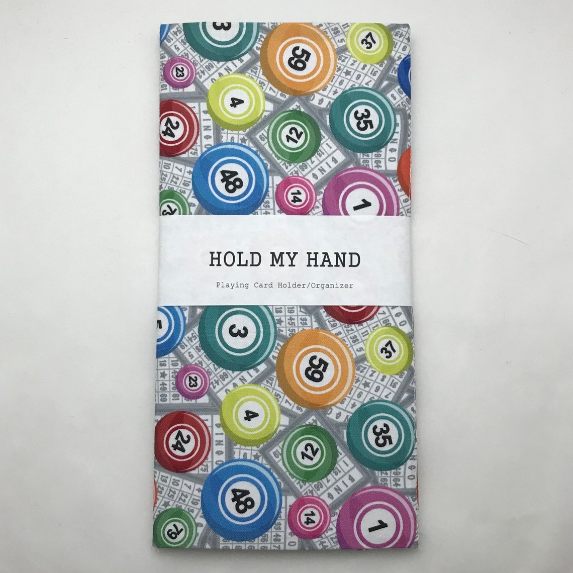 Bingo Balls and Cards Print Folding Bingo Tab Holder Etsy