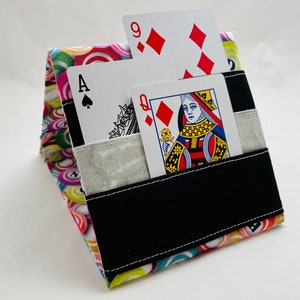 Bingo Balls Print Bingo Pull Tab Halter mit halber Breite, Spielkartenhalter mit halber Größe, Mini Halter für Pull Tabs und Spielkarten