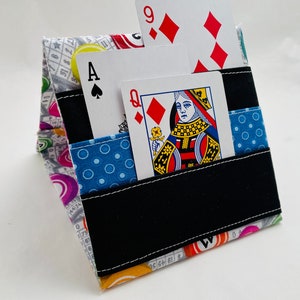 Suporte para bolas e cartelas de bingo de meia largura, suporte para puxar, porta-cartas de baralho de meio tamanho, mini suporte para puxar e cartas de baralho