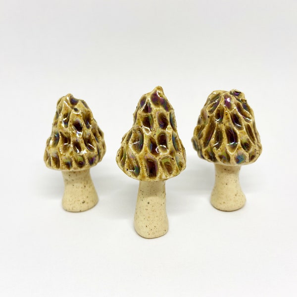 Magic Morels - Set of 3 - Hand Sculpted
