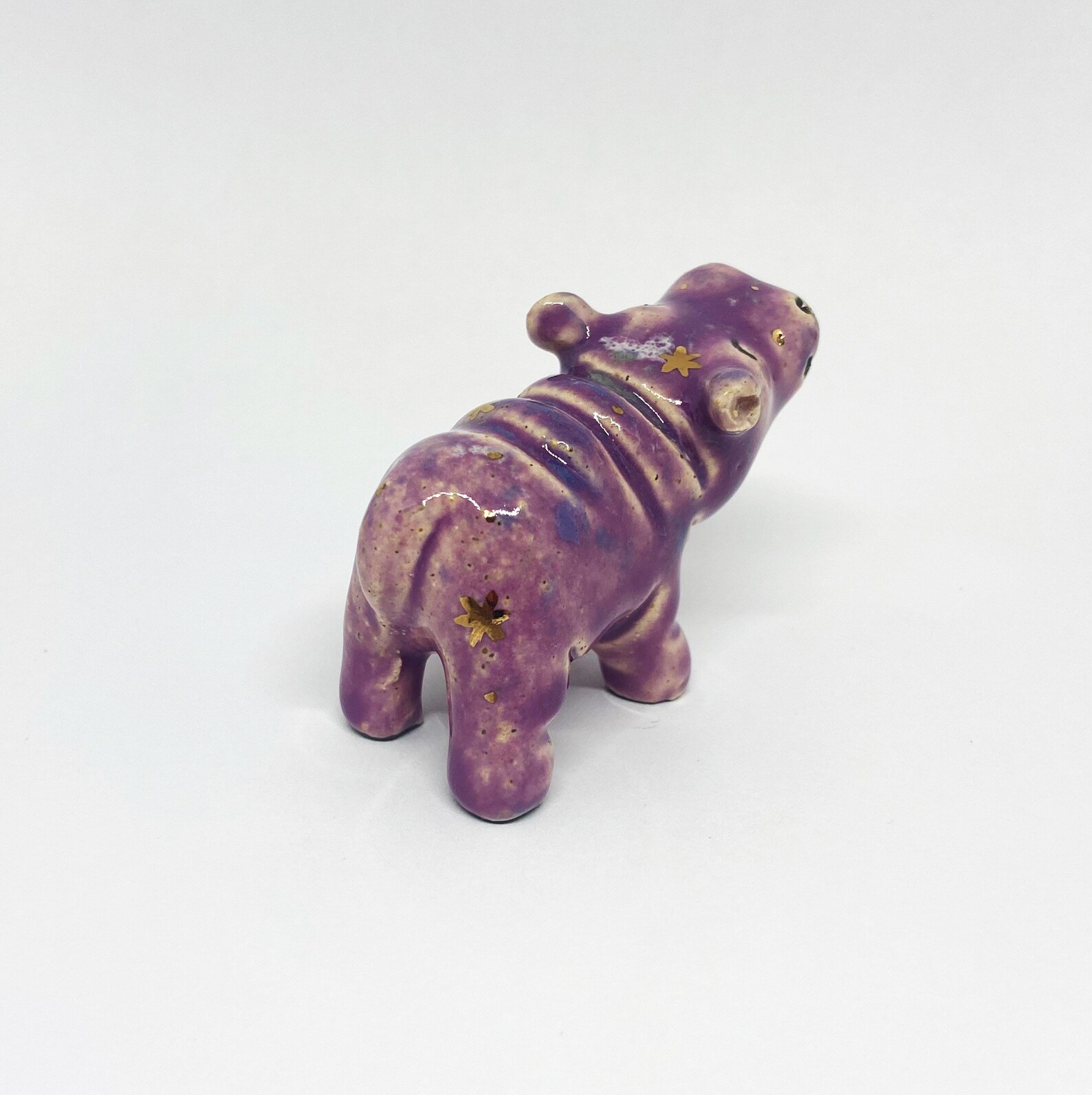 Large Fiona House Hippo Handmade Ceramic Animal Figurine Etsy