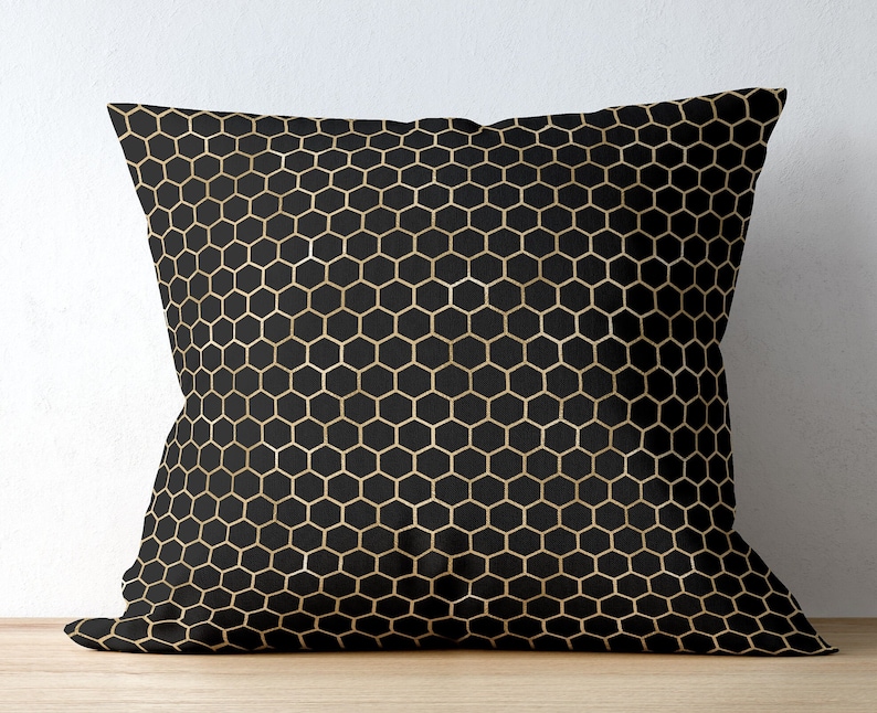 Bee Comb Pattern Pillow
