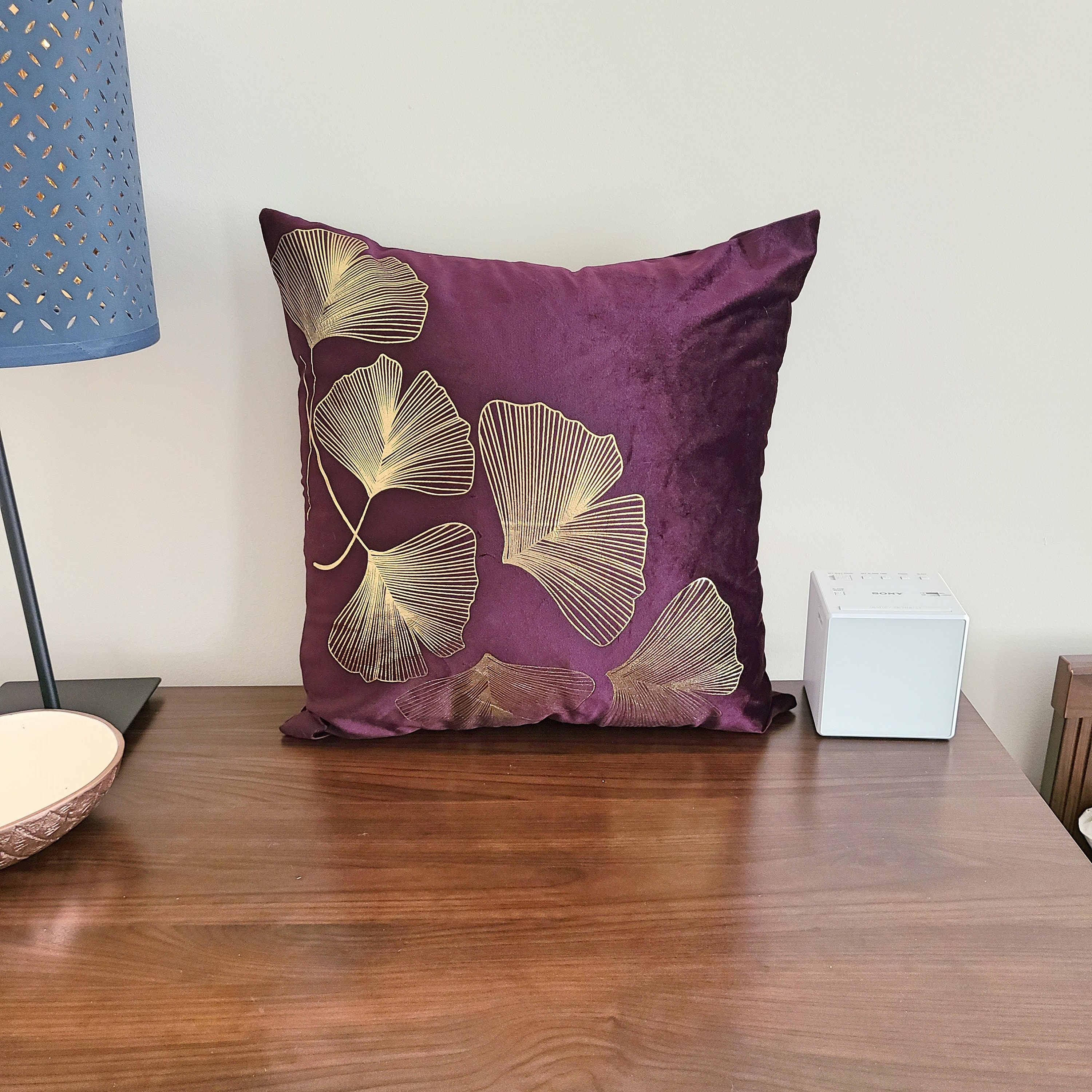 Eggplant throw pillows 2025