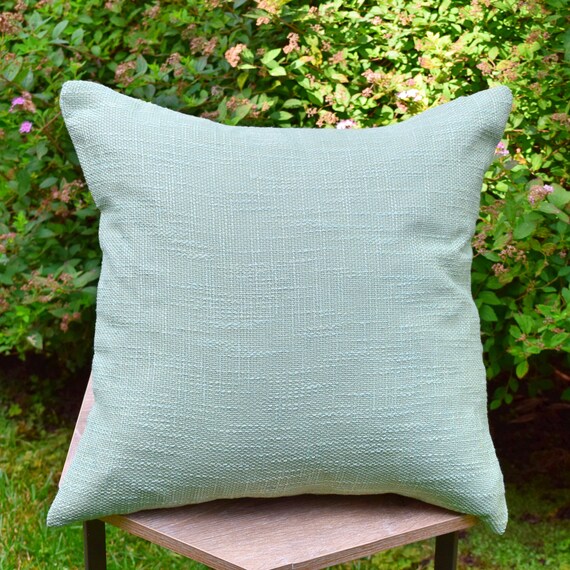 Buy Light Green Pillow Cover Solid Self Textured Throw Pillow Cover Cushion Cover Green Linen Texture Pillow Cover Green Pillow Case Online in India Etsy