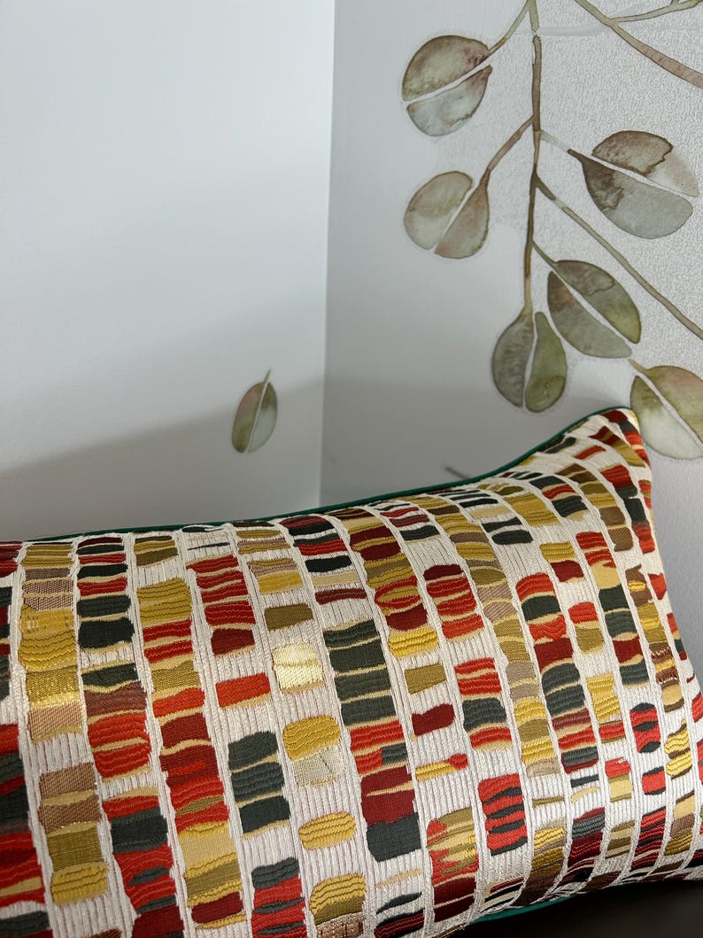 Satin lumbar pillow cover