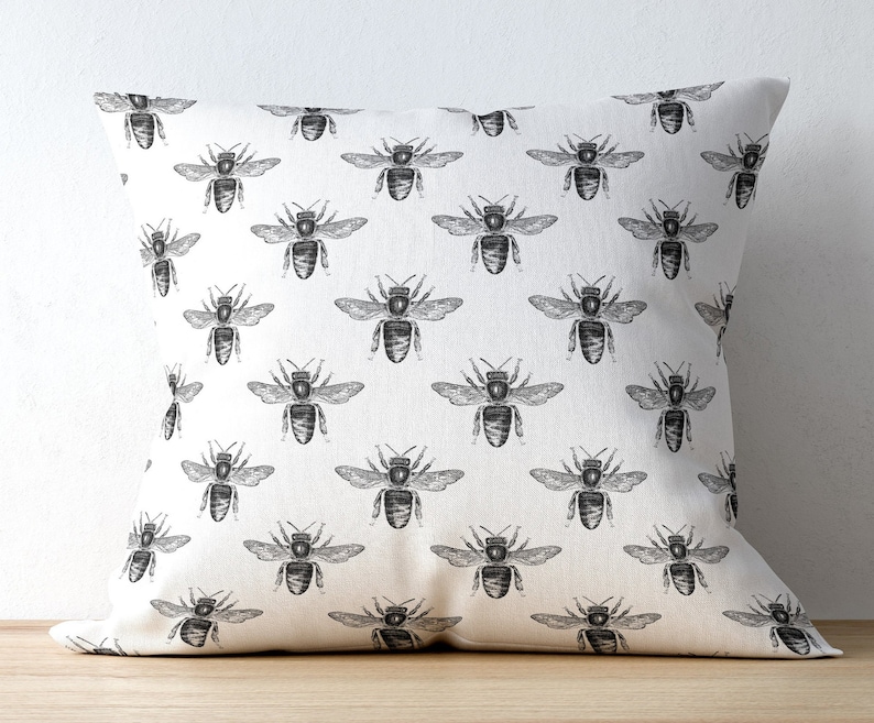 Black Cream Pillow Case
