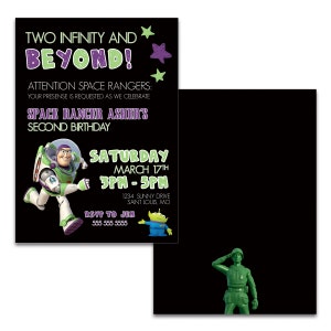 Toy Story Invitation Two Infinity and Beyond Birthday Party Invite | CORJL | INSTANT DOWNLOAD