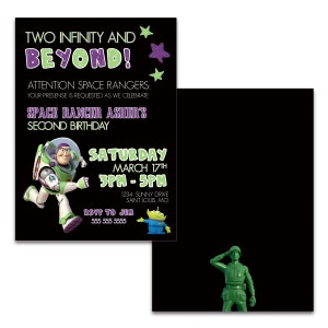Toy Story Einladung Infinity Zwei Geburtstagsparty einladen | CORJL | SOFORTIGER DOWNLOAD