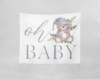 Teddy Bear Baby Shower Backdrop