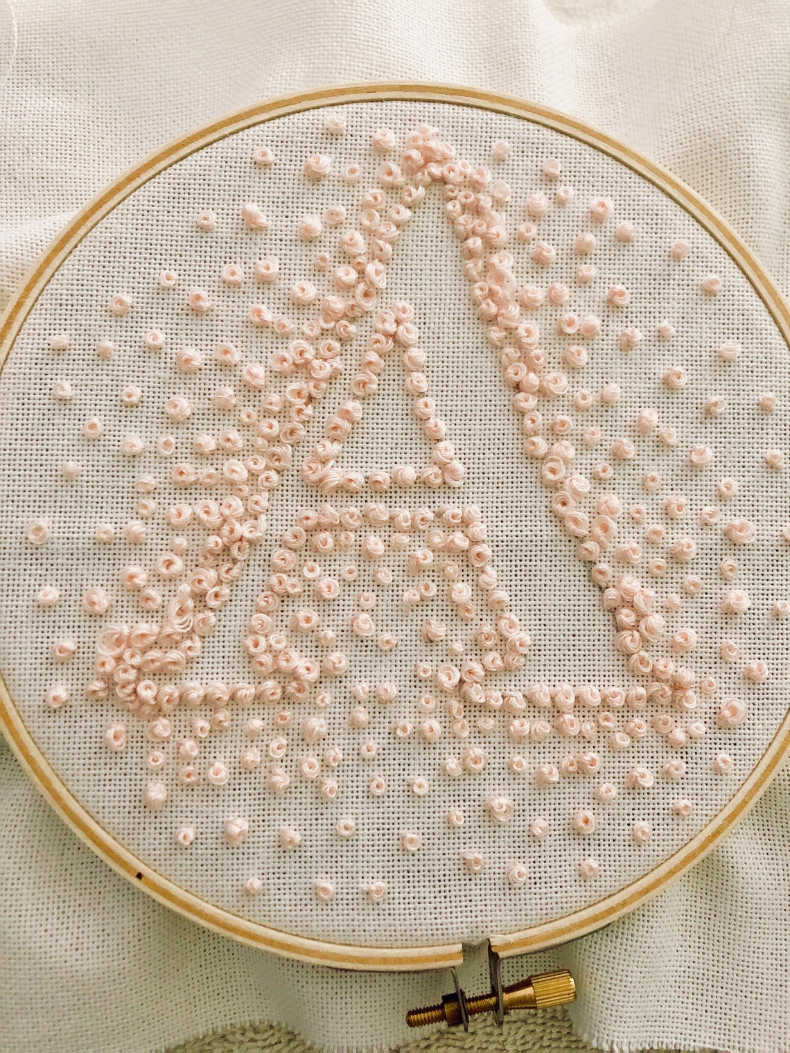 Handmade Embroidered Initial - Etsy