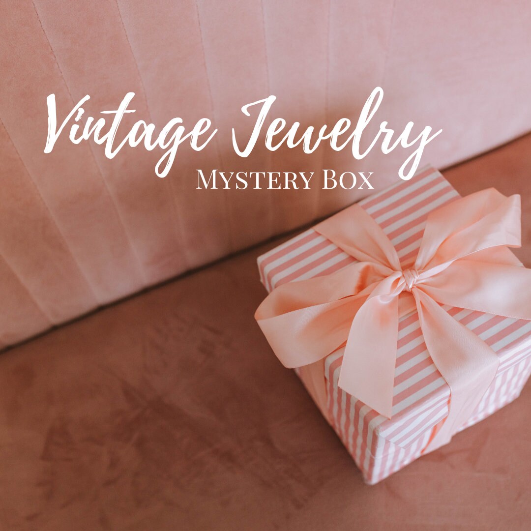 Vintage Jewelry Mystery Box Vintage Jewelry Treasures Etsy