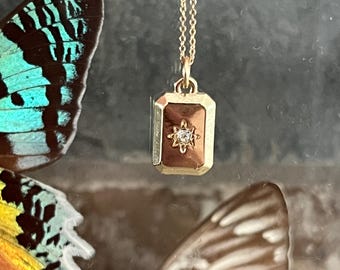 Star Plaque Necklace