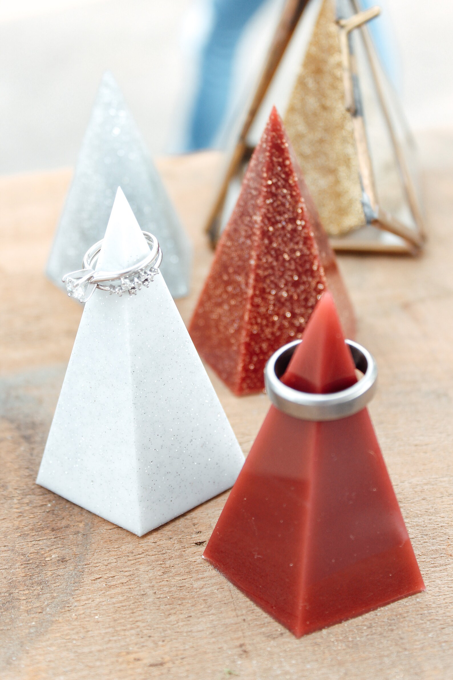 Aggie Ring Holder Aggie Ring Pyramid Ring Day Gift Etsy