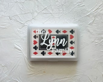 Personalized Playing Card Deck Case