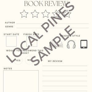 Book Review Page