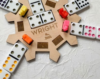Domino Train Center Piece
