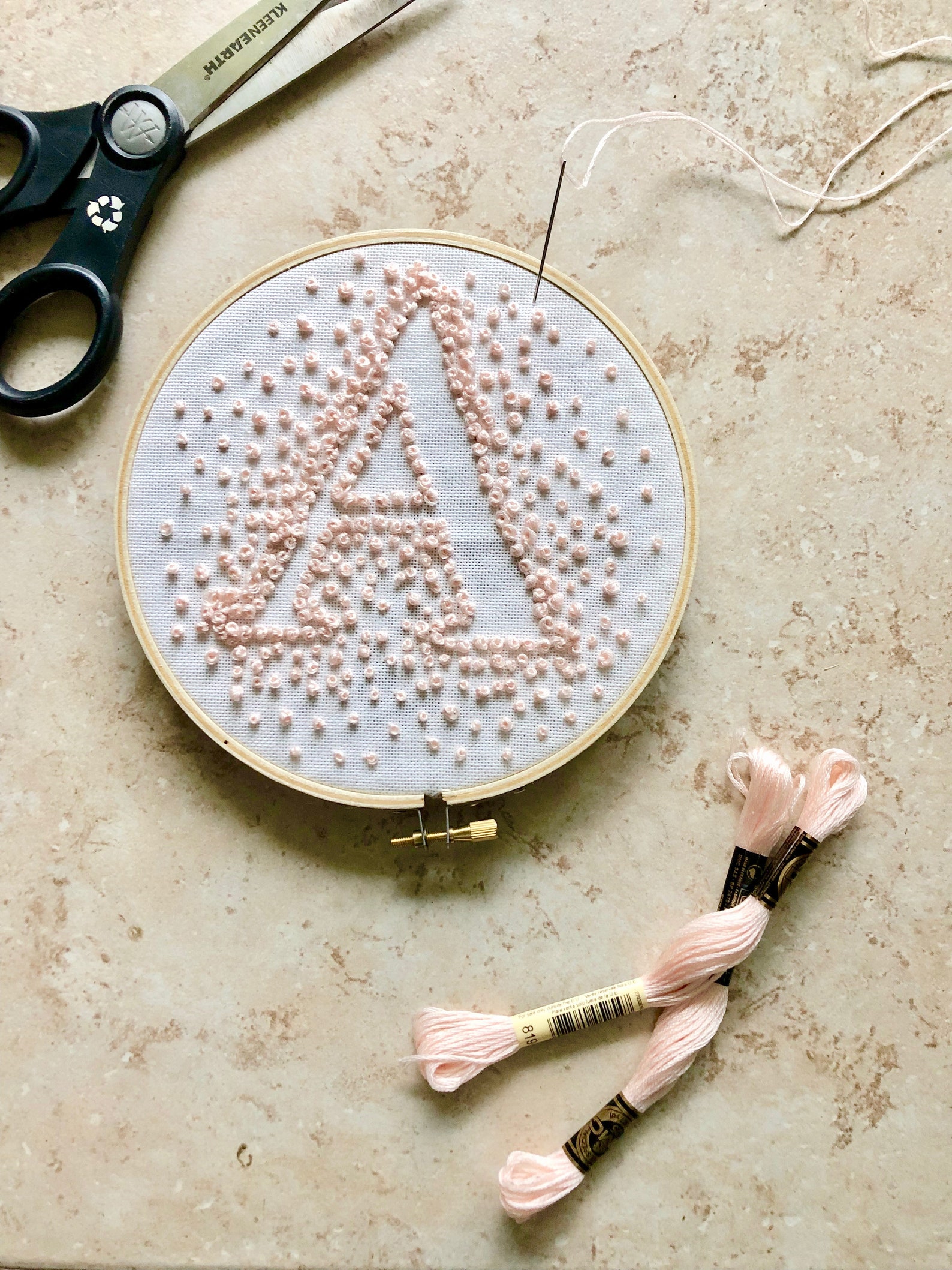 Handmade Embroidered Initial - Etsy