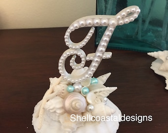 Ready to Ship Ready to Purchase Shell Cake Topper Seashell Cake Topper Beach Cake Topper Cake Topper Beach Wedding Destination Wedding