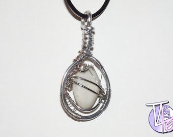 Handmade White Quartz Pendant
