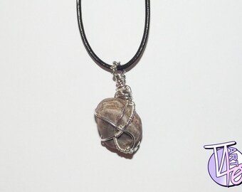 Grey Quartz Shist Pendant