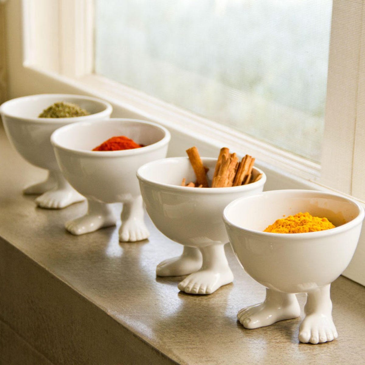 Footed Ceramic Small Bowl! Chips and Dip Never Had It so Good!