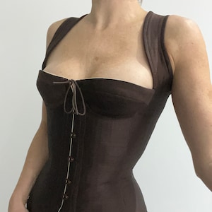 Corset Pattern! The waistcoat-inspired CUPPED corset in sizes UK 8-24 (US 4-20) 49 cup sizes