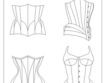 Corset Classics VI: a selection of more advanced corset patterns from Corset by Caroline (sizes UK 10-20, 8-20, 8-22 & 8-24)