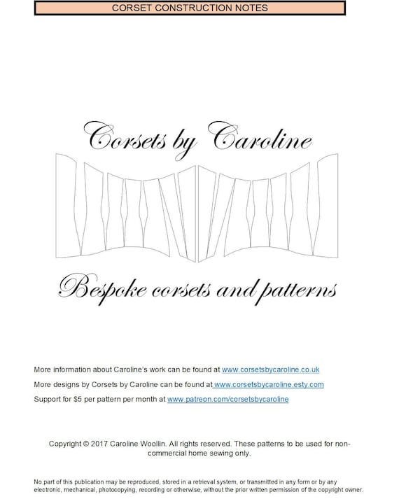 Manuale di costruzione del corsetto e guida alla vestibilità