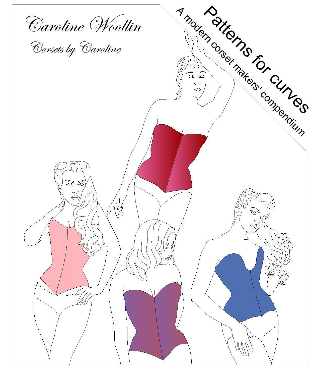 E BOOK Patterns ten for Curves a Modern Corset Makers' Compendium 