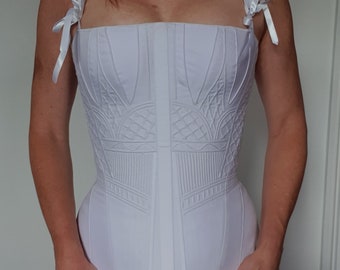 Korsetpatroon! Lydia: een op de jaren 1830 geïnspireerd overborstkorsetpatroon met koord, maat (VK) 8-24, (VS) 4-20