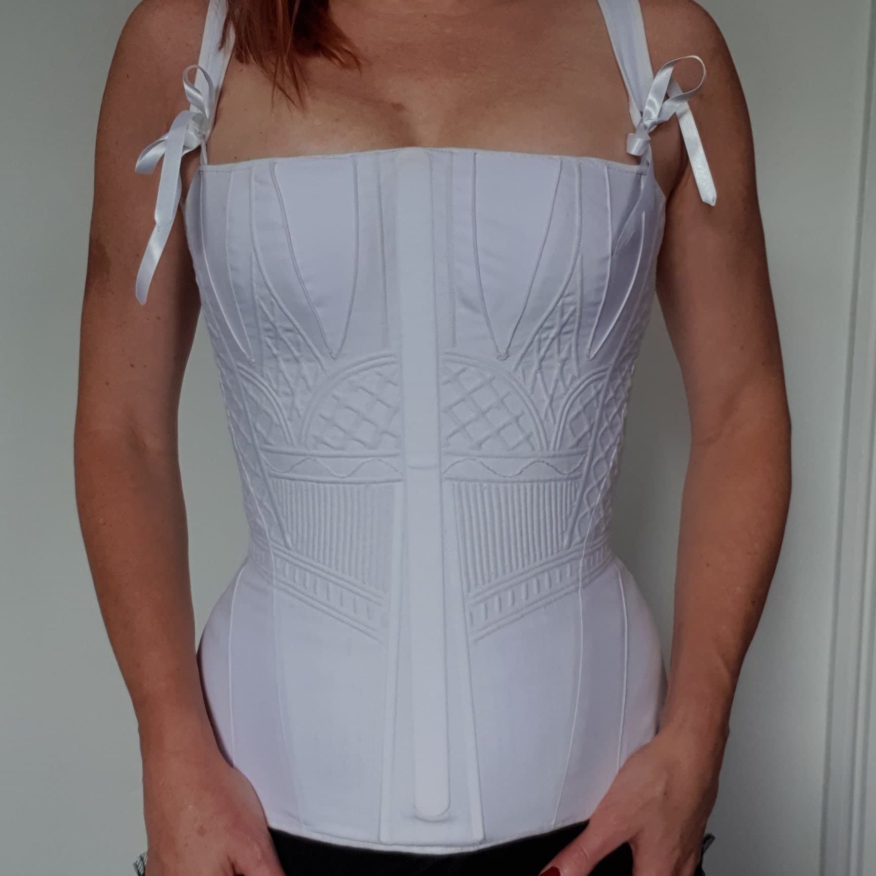 Corset Pattern Lydia an 1830's-inspired Corded Over-bust Corset