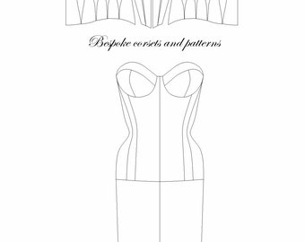 Corset Dress Pattern - Etsy