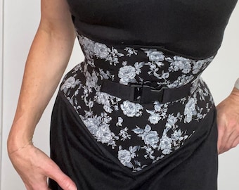 PATTERN Edwardian swimming corset / buckled belt Sizes UK8-34/ US4-30