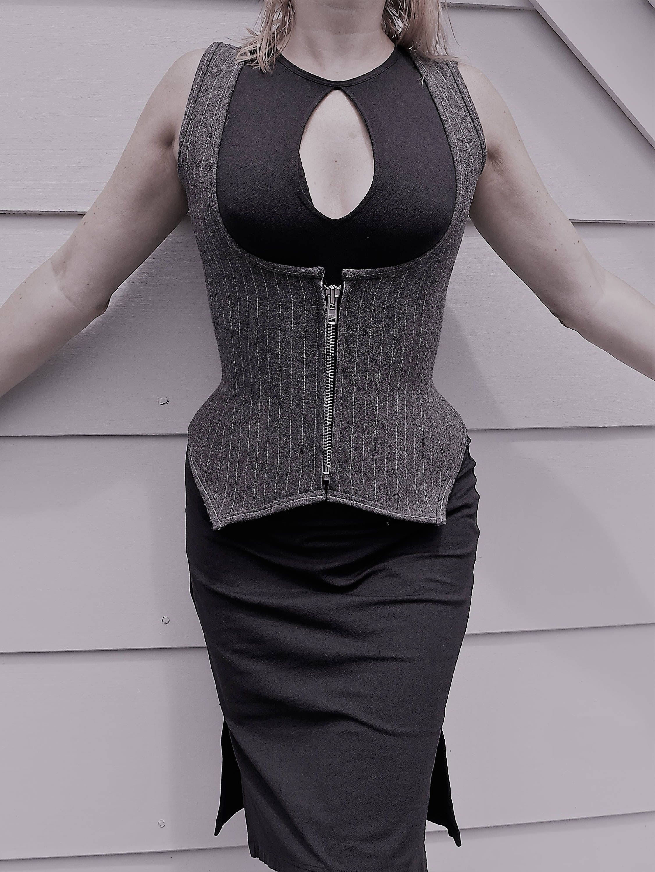Corset Pattern The waistcoat-inspired under-bust corset in sizes