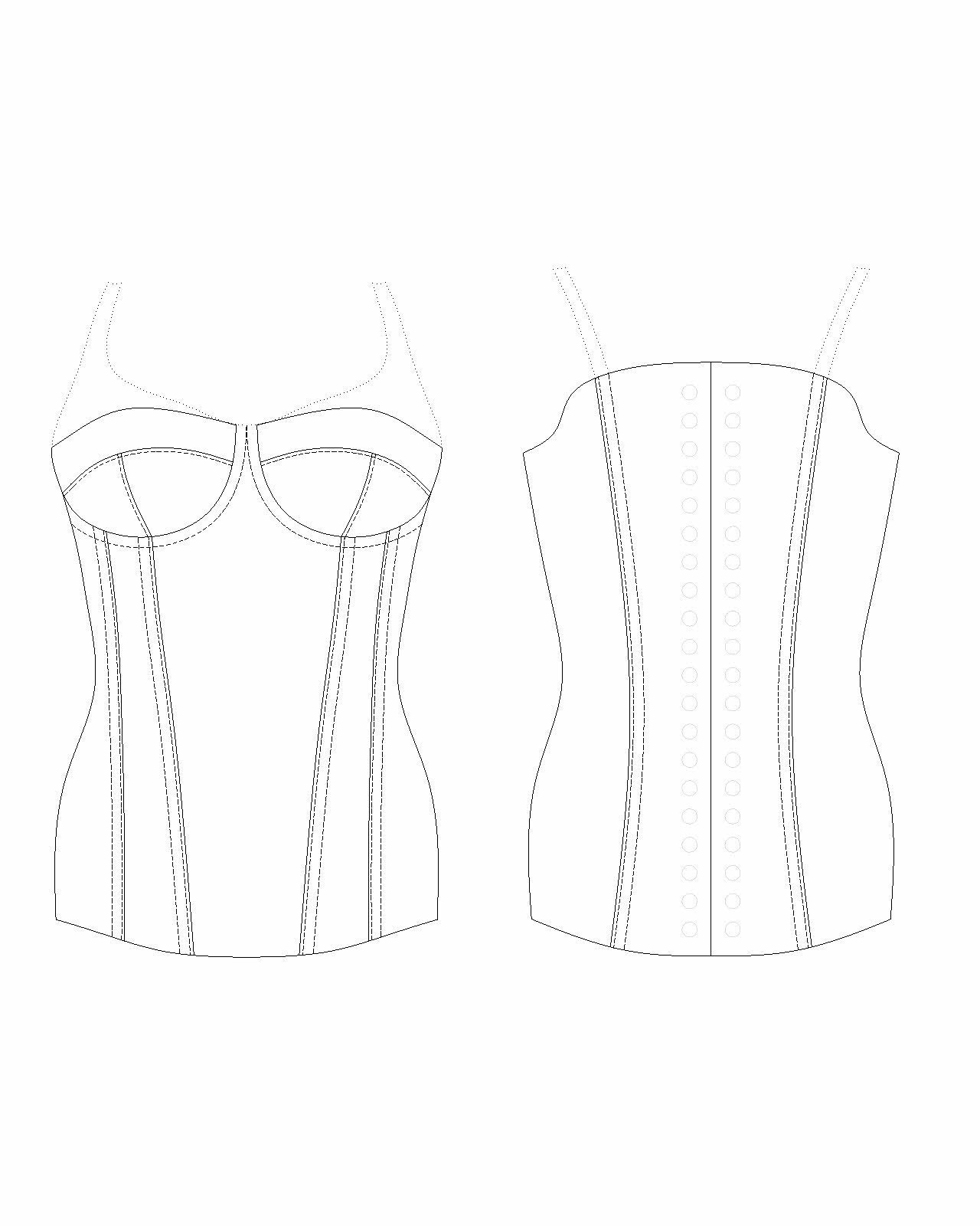 27+ Corselette Sewing Pattern - LairdFhallon