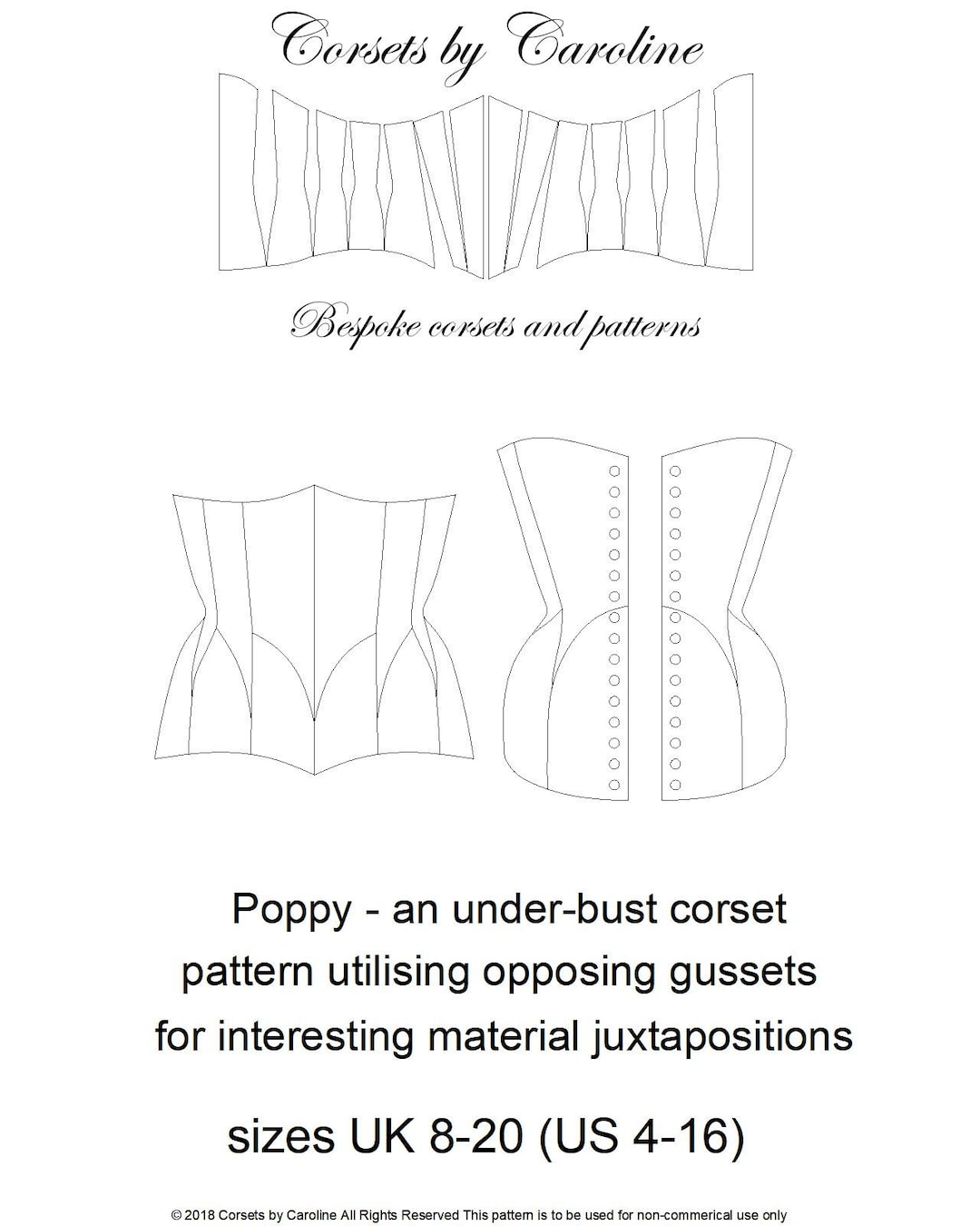 Underbust Vest Pattern