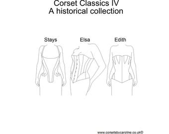 Corset Classics IV: a historical selection of patterns from Corset by Caroline (sizes UK 10-20, US 6-16)