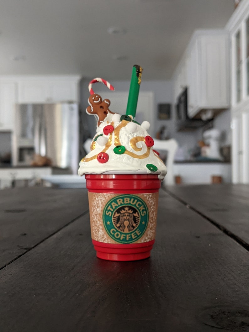 Holiday Mini Coffee Ornament Sleeve Sheet Etsy