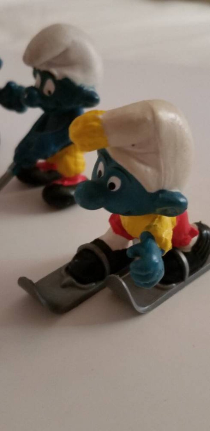 handy smurf figurine