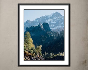 Impresión del Monte Hood: Fotografía artística de Bald Mountain, Oregón